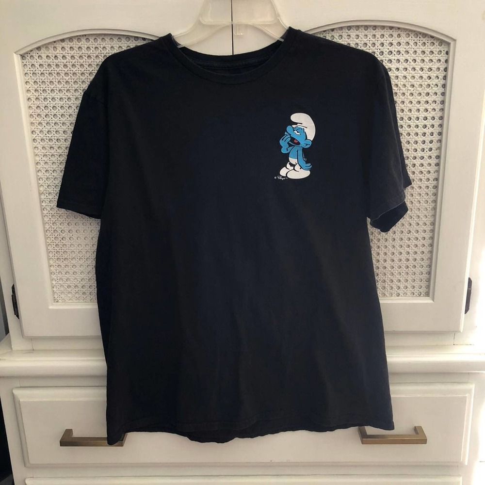 SMURFS Lazy Smurf Tee T-Shirt L